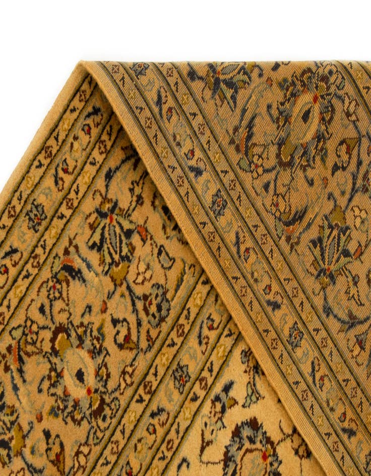 Detail image of  7' 10 x 11'  Hand Knotted Kashan Persian Wool Rug