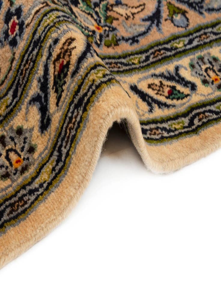 Detail image of  8' x 11' 7  Hand Knotted Kashan Persian Wool Rug