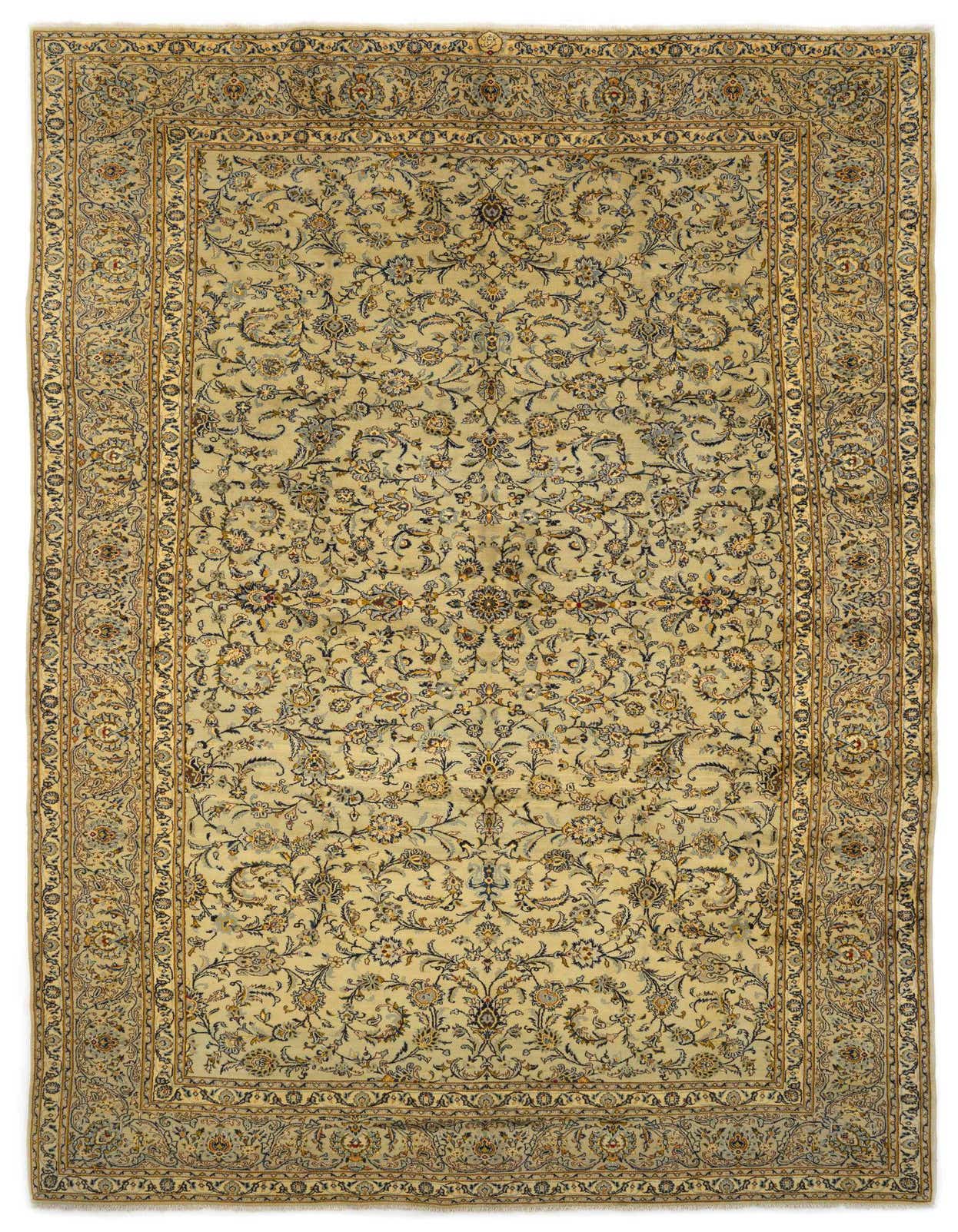Primary image of  10' x 15' 11  Hand Knotted Kashan Persian Wool Rug