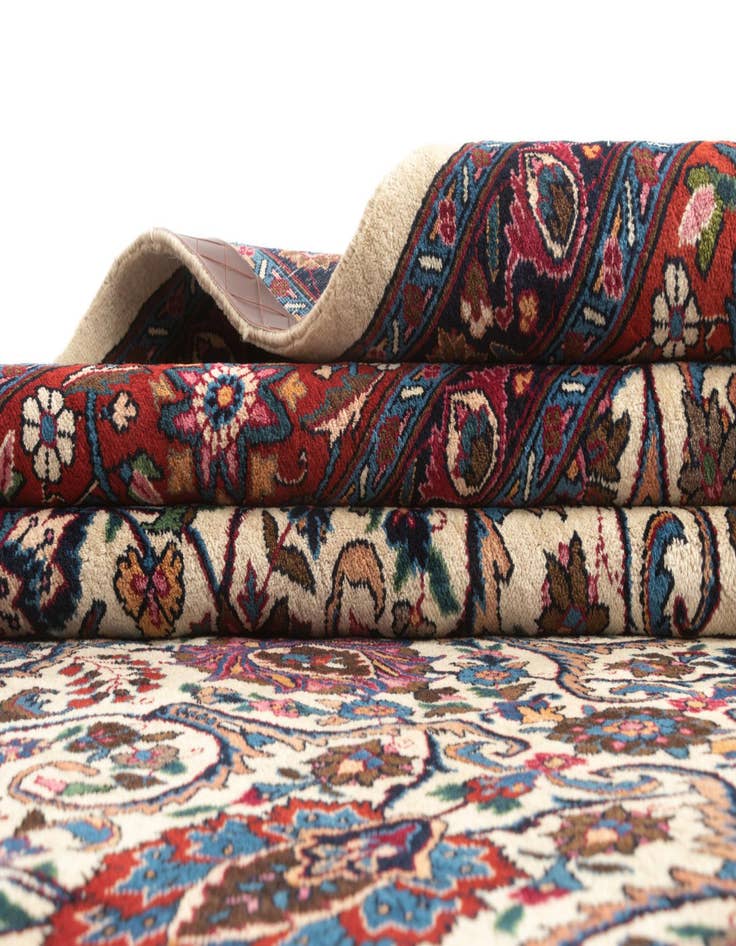 Detail image of  10' x 13' 3 Kashan Rug