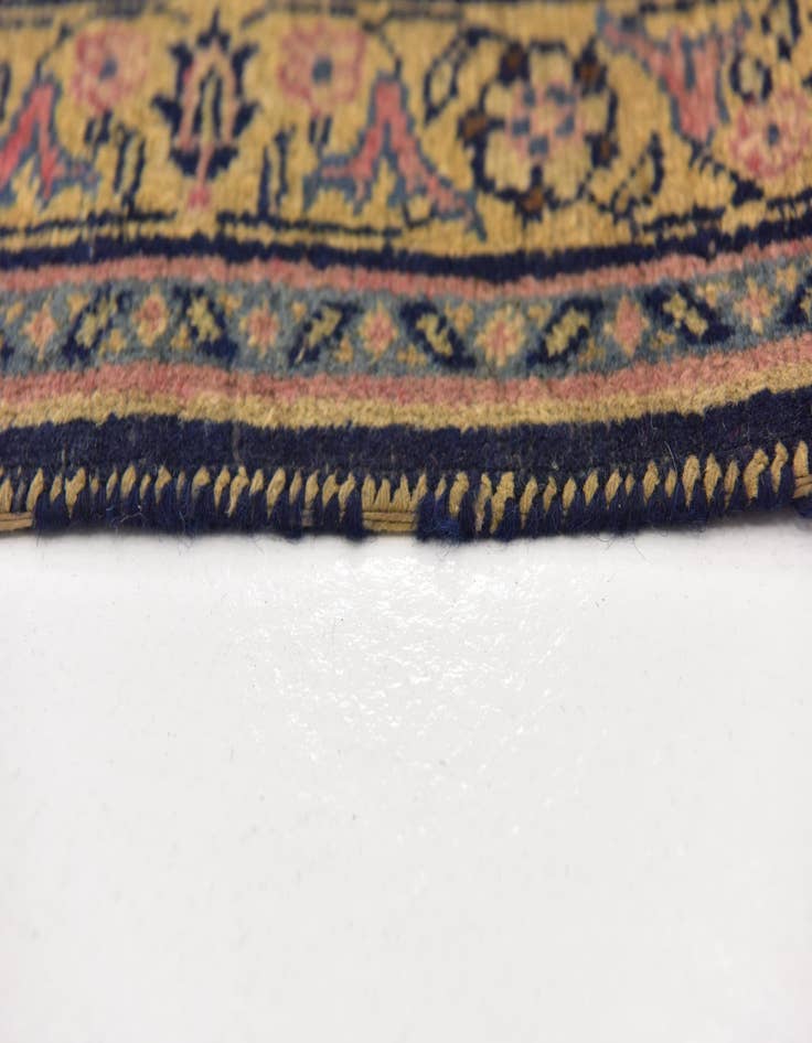 Detail image of  8' 2 x 11' 8  Hand Knotted Kashan Persian Wool Rug