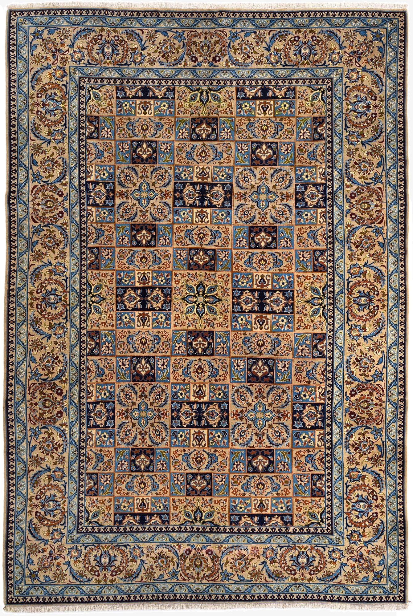  8' 11 x 13' 5 Kashan Wool Rug