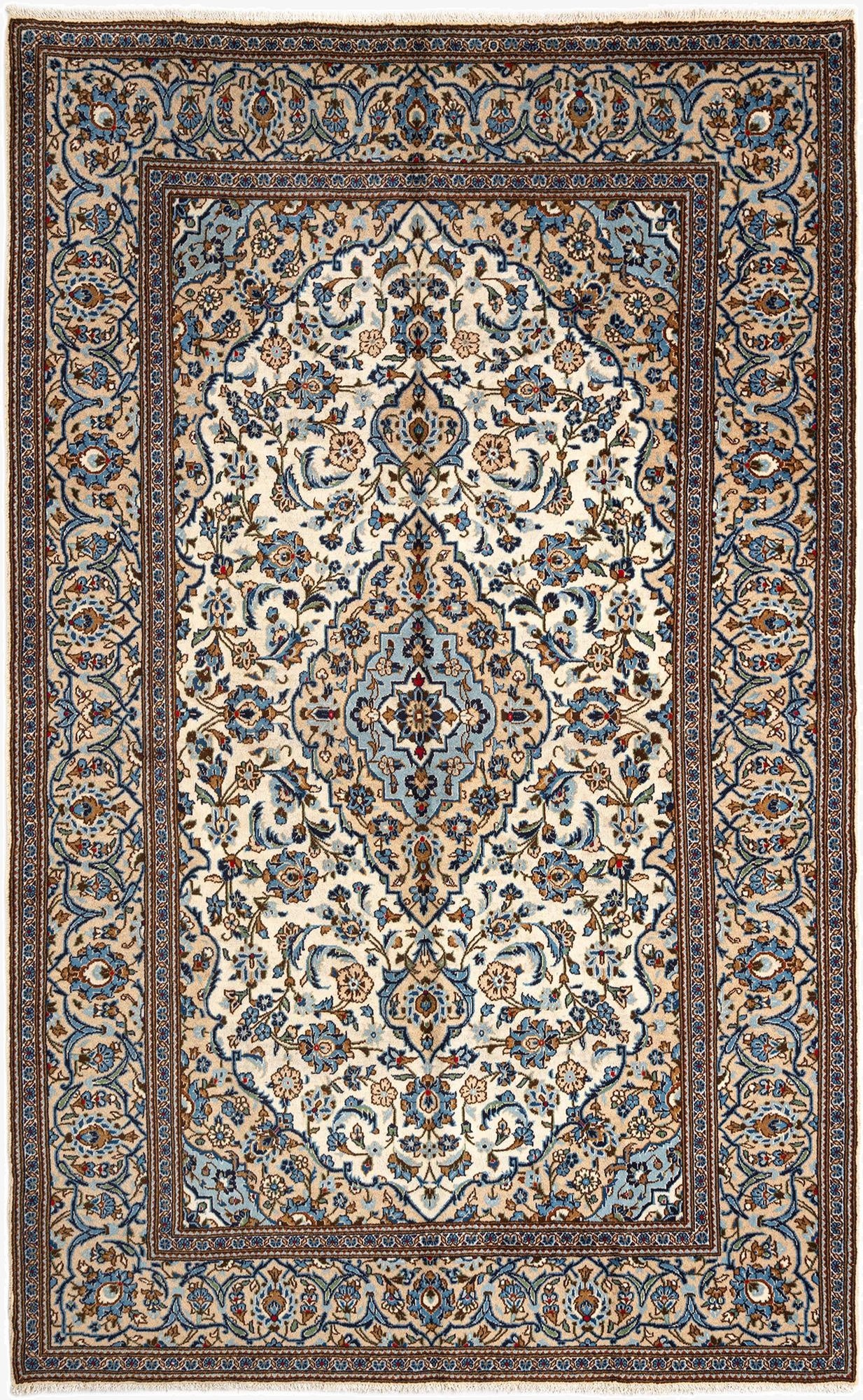  6' 4 x 10' 4 Kashan Wool Rug