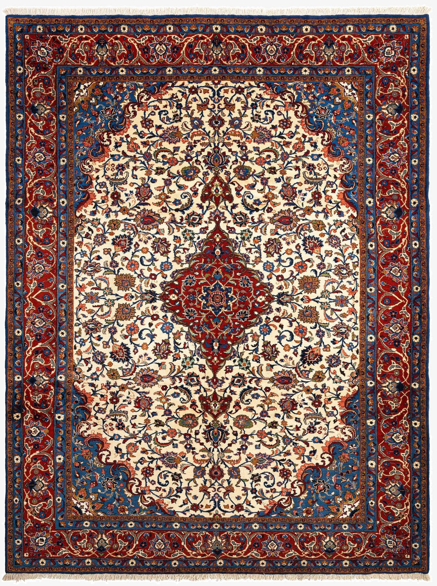  8' 5 x 11' 3 Kashan Wool Rug