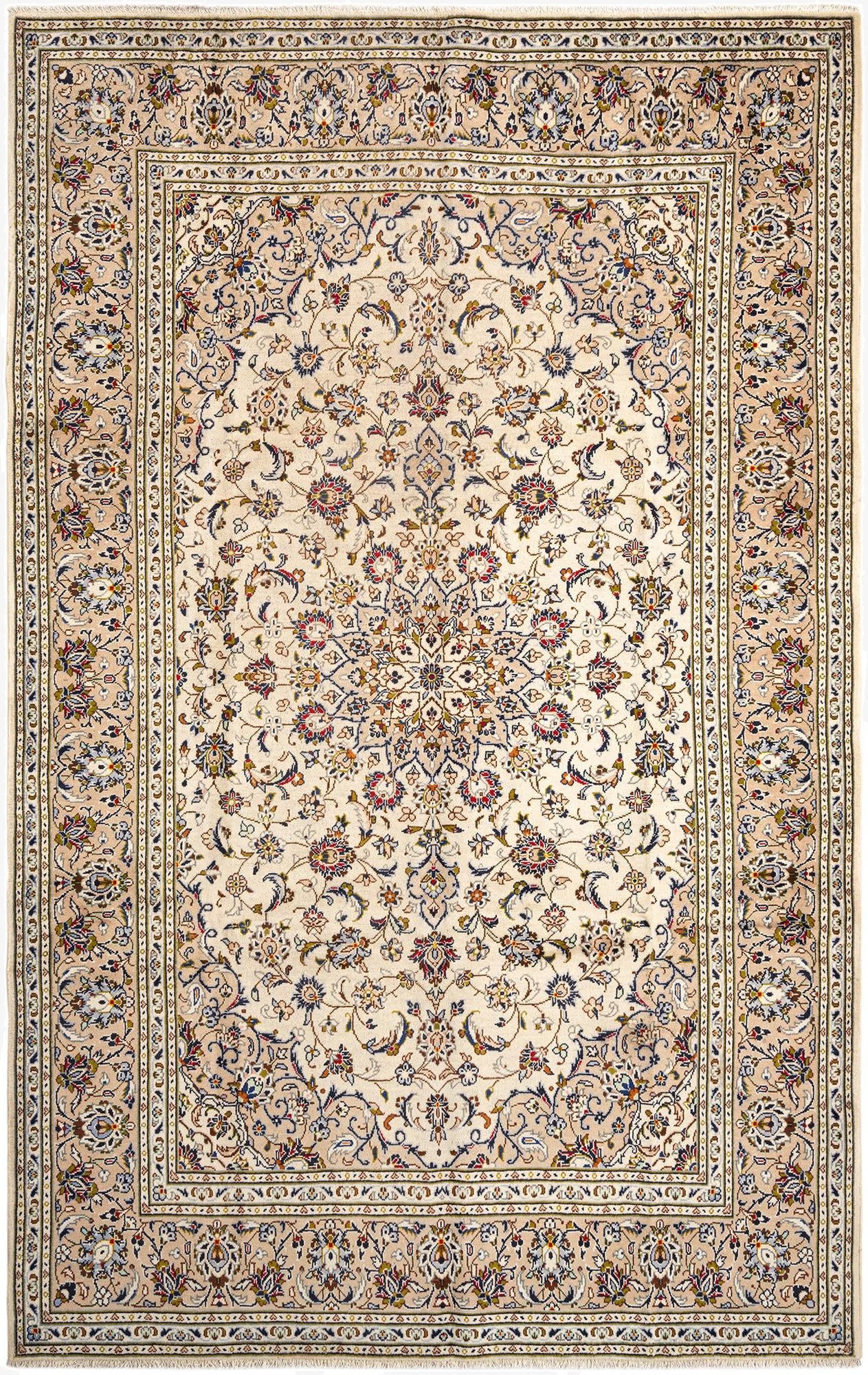  6' 5 x 9' 11 Kashan Wool Rug
