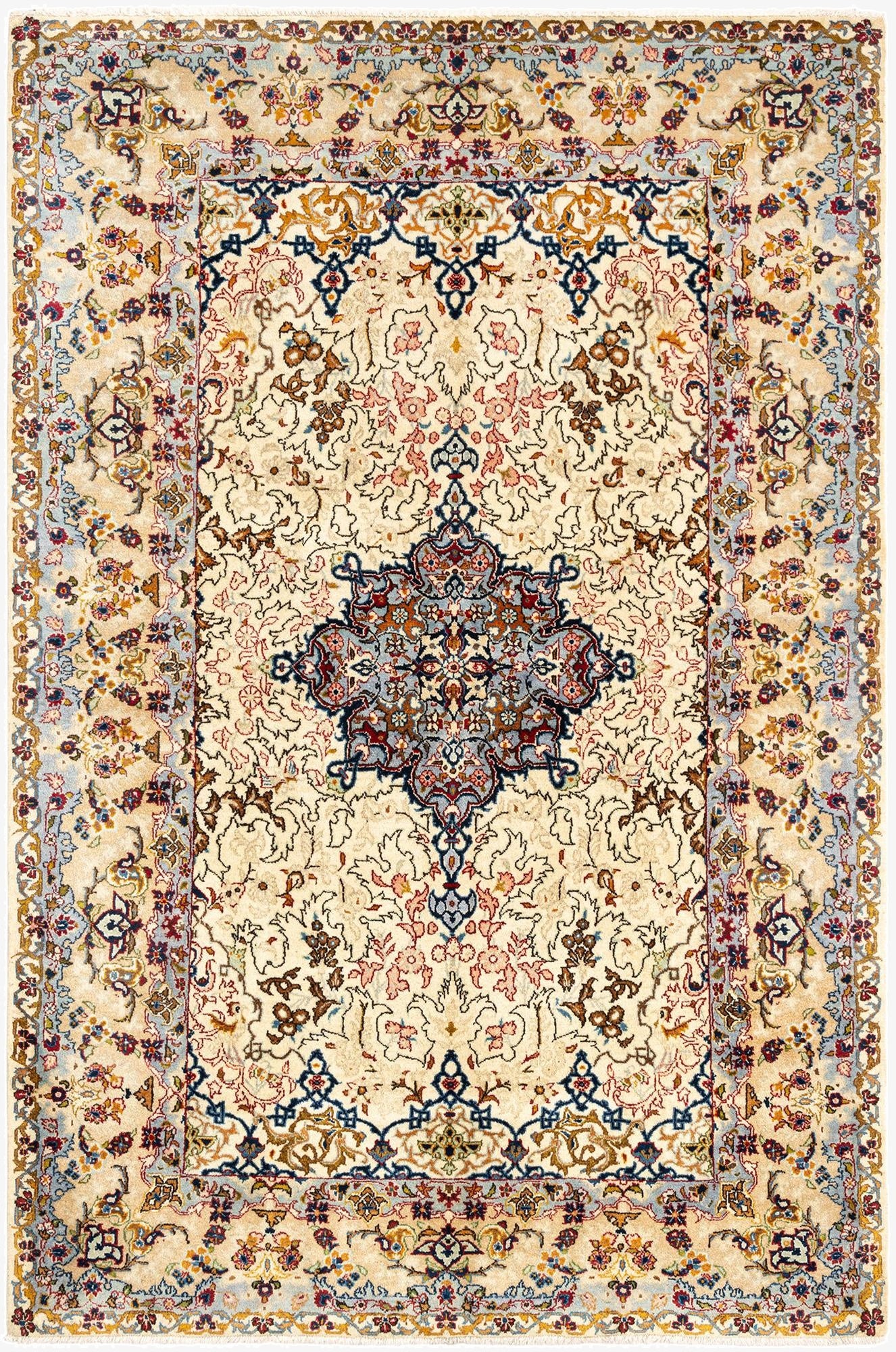  4' 5 x 6' 9 Kashan Rug