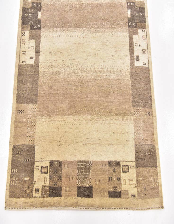 Detail image of  4' x 6' 2  Hand Knotted Kashkuli Gabbeh Wool Rug