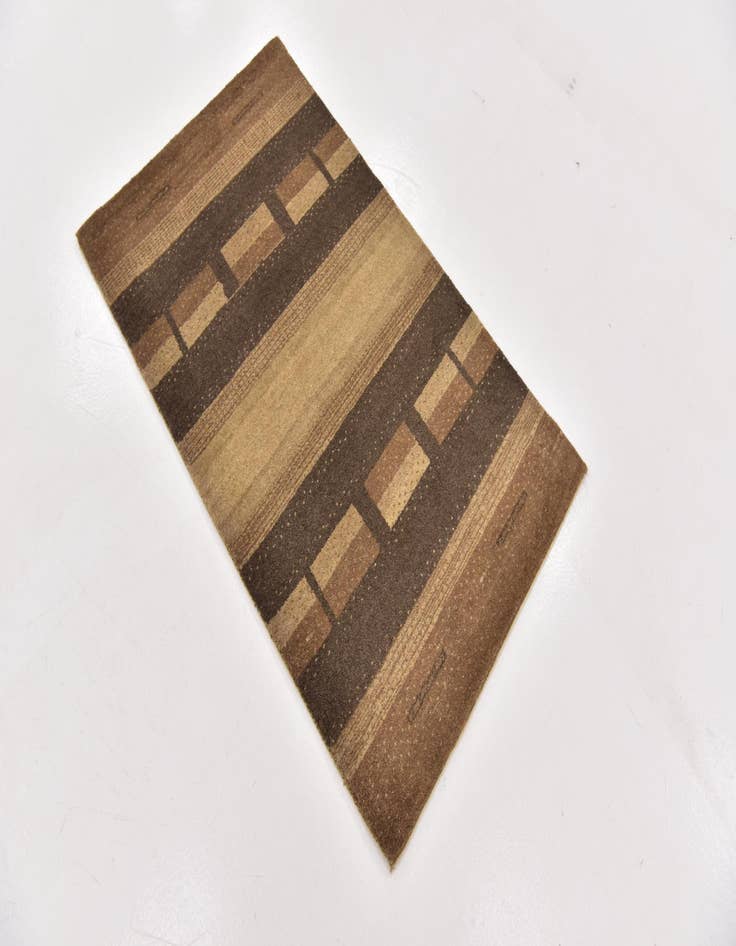 Detail image of  2' 7 x 4' 4  Hand Knotted Kashkuli Gabbeh Wool Rug