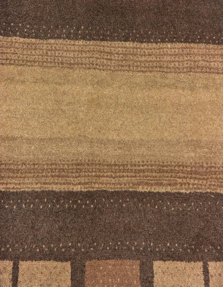 Detail image of  2' 7 x 4' 4  Hand Knotted Kashkuli Gabbeh Wool Rug