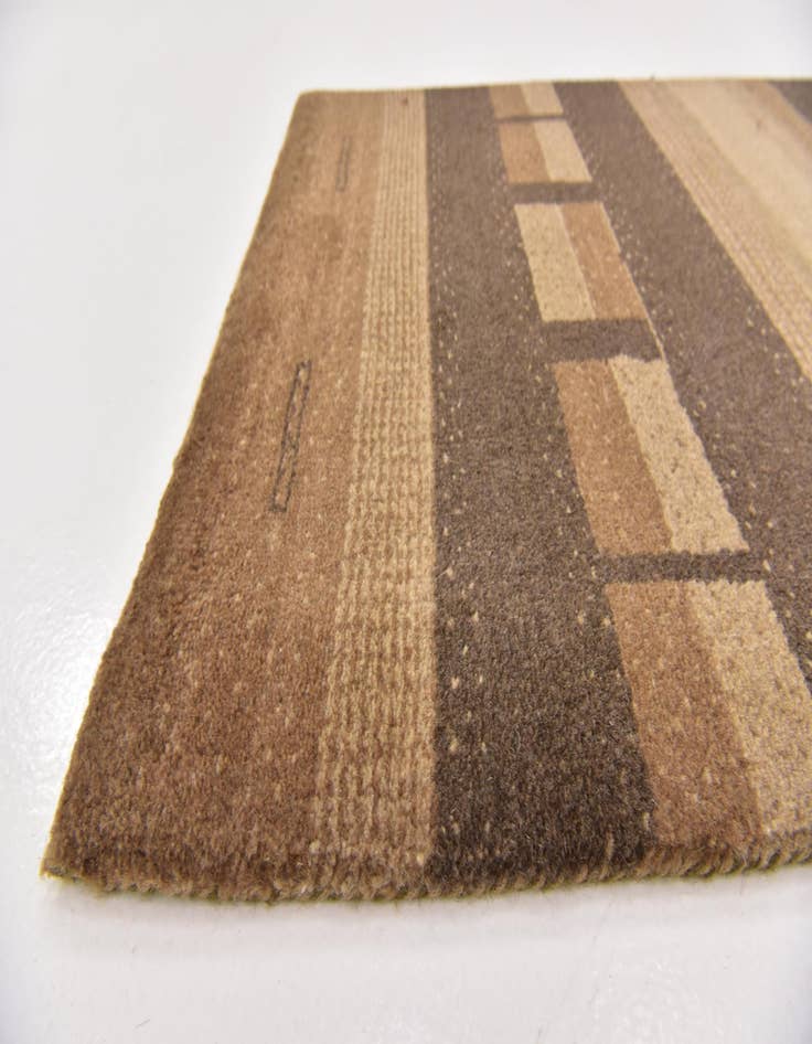 Detail image of  2' 7 x 4' 4  Hand Knotted Kashkuli Gabbeh Wool Rug