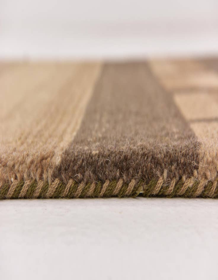 Detail image of  2' 7 x 4' 4  Hand Knotted Kashkuli Gabbeh Wool Rug