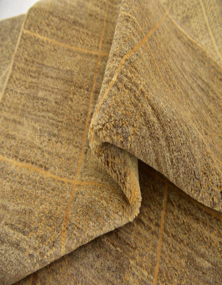 Detail image of  4' 10 x 6' 5  Hand Knotted Kashkuli Gabbeh Wool Rug