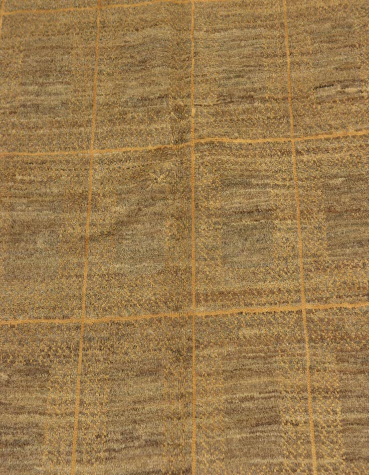 Detail image of  4' 10 x 6' 5  Hand Knotted Kashkuli Gabbeh Wool Rug