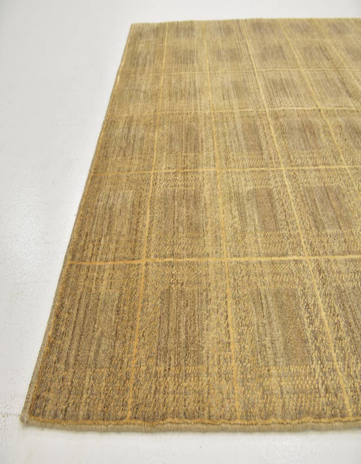 Detail image of  4' 10 x 6' 5  Hand Knotted Kashkuli Gabbeh Wool Rug