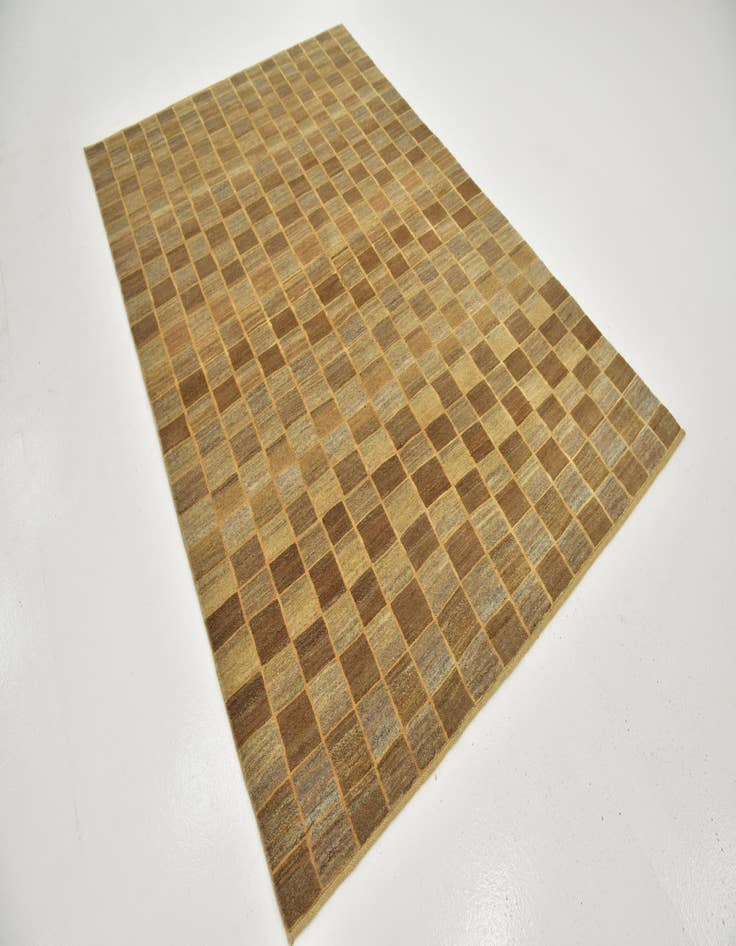 Detail image of  5' 4 x 8'  Hand Knotted Kashkuli Gabbeh Wool Rug