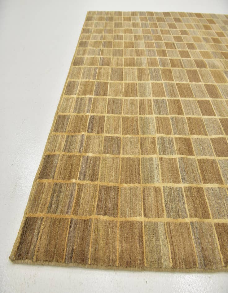 Detail image of  5' 4 x 8'  Hand Knotted Kashkuli Gabbeh Wool Rug