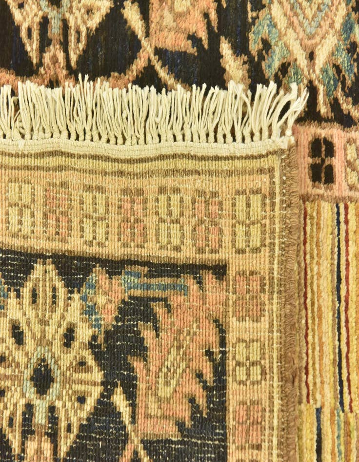 Detail image of  4' 8 x 6' 5  Hand Knotted Kashkuli Gabbeh Oriental Wool Rug