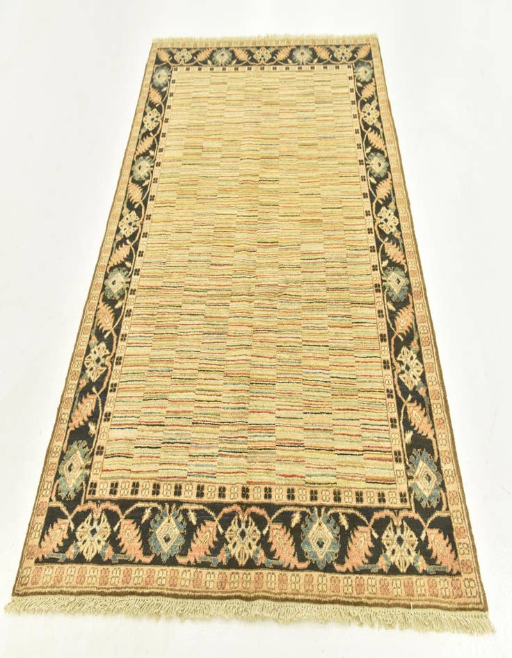 Detail image of  4' 8 x 6' 5  Hand Knotted Kashkuli Gabbeh Oriental Wool Rug