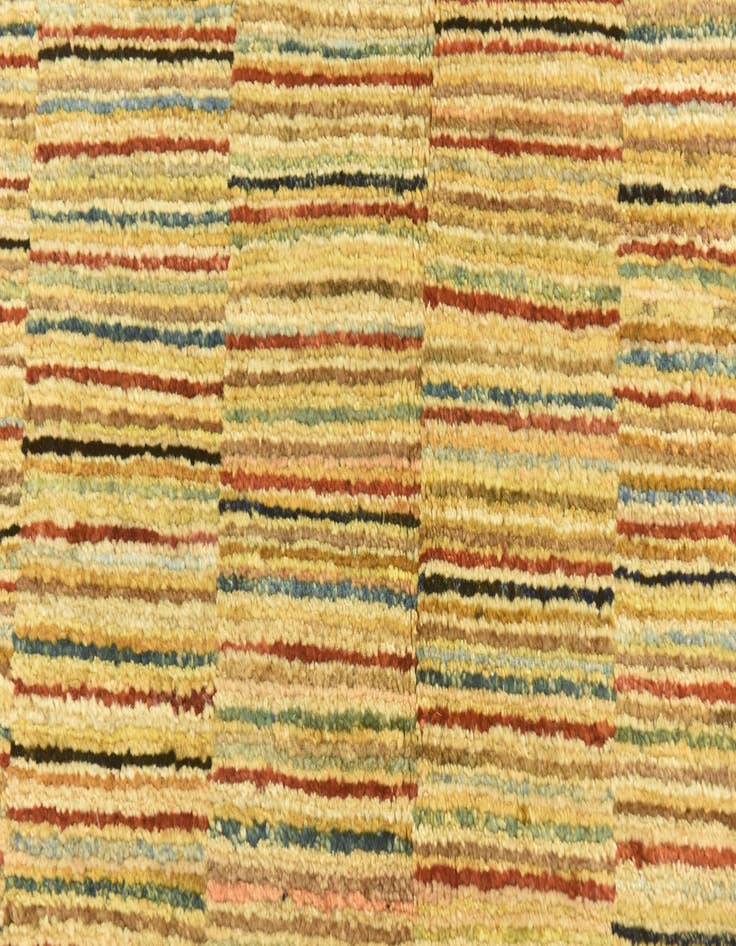 Detail image of  4' 8 x 6' 5  Hand Knotted Kashkuli Gabbeh Oriental Wool Rug