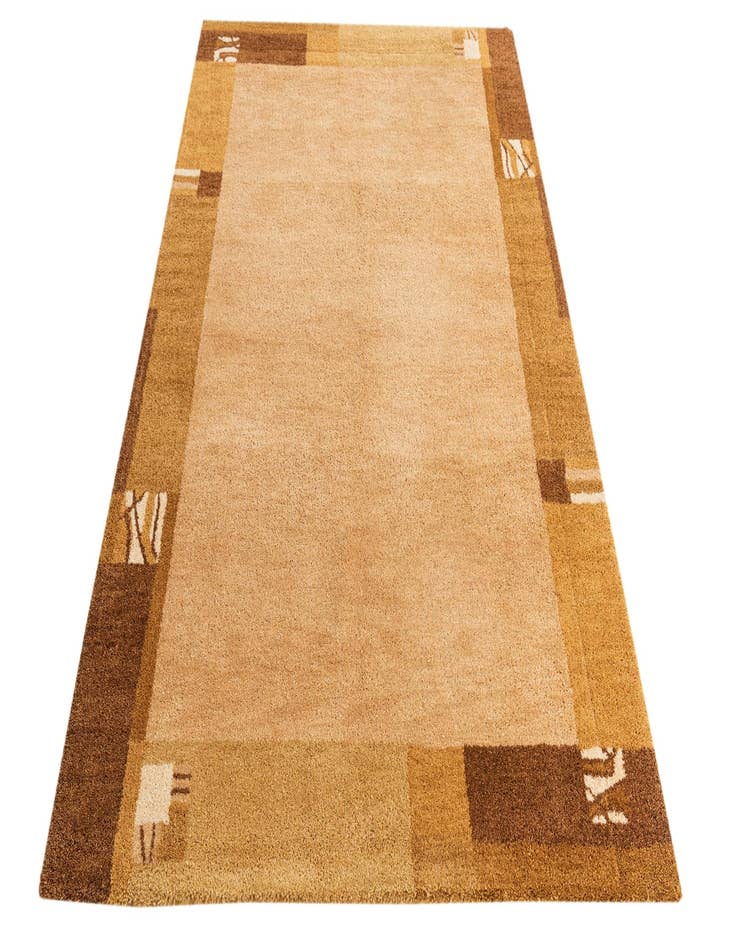 Detail image of  4' 7 x 6' 6 Kashkuli Gabbeh Wool Rug