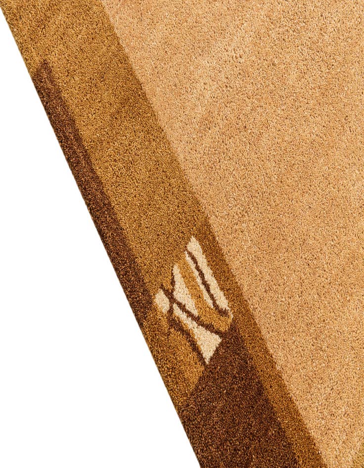 Detail image of  4' 7 x 6' 6 Kashkuli Gabbeh Wool Rug