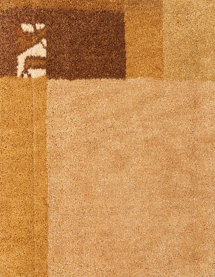 Detail image of  4' 7 x 6' 6 Kashkuli Gabbeh Wool Rug