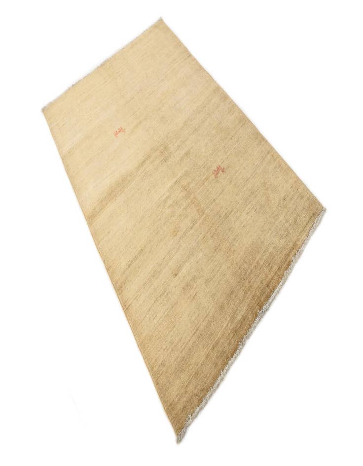 Detail image of  3' 4 x 5'  Hand Knotted Kashkuli Gabbeh Wool Rug