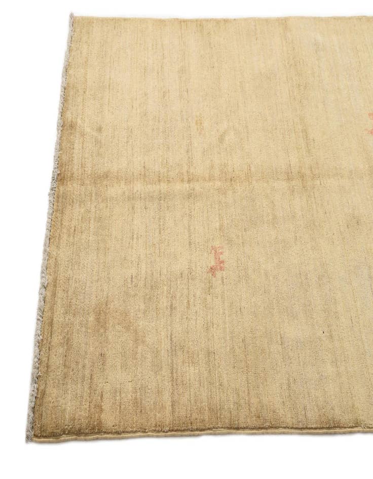 Detail image of  3' 4 x 5'  Hand Knotted Kashkuli Gabbeh Wool Rug