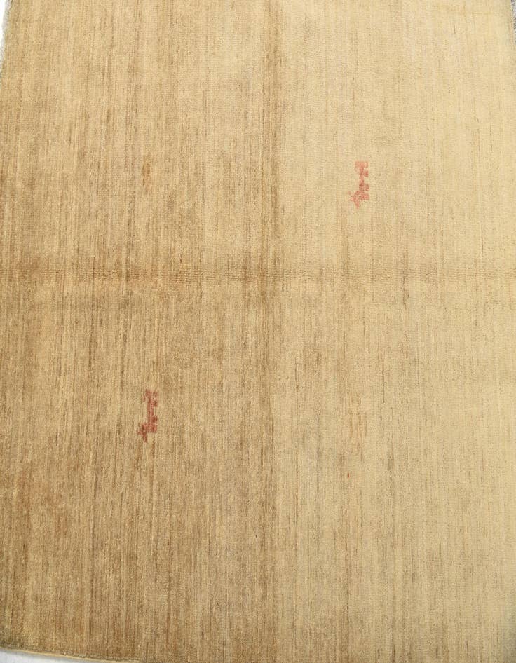 Detail image of  3' 4 x 5'  Hand Knotted Kashkuli Gabbeh Wool Rug