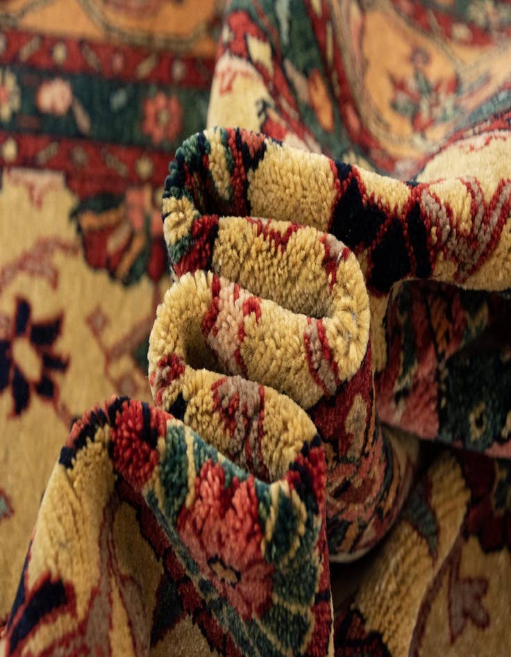 Detail image of  5' 4 x 7' 1  Hand Knotted Kashkuli Persian Rug