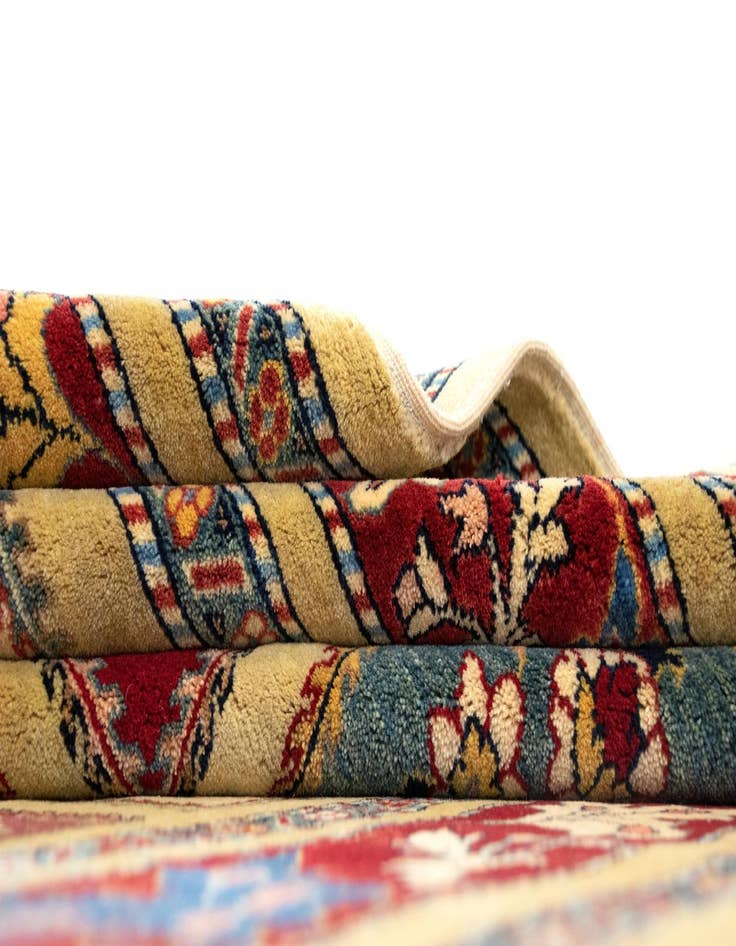 Detail image of  5' 5 x 8' 2  Hand Knotted Kashkuli Persian Rug