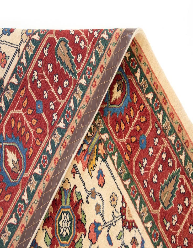 Detail image of  5' 7 x 7' 10  Hand Knotted Kashkuli Persian Rug