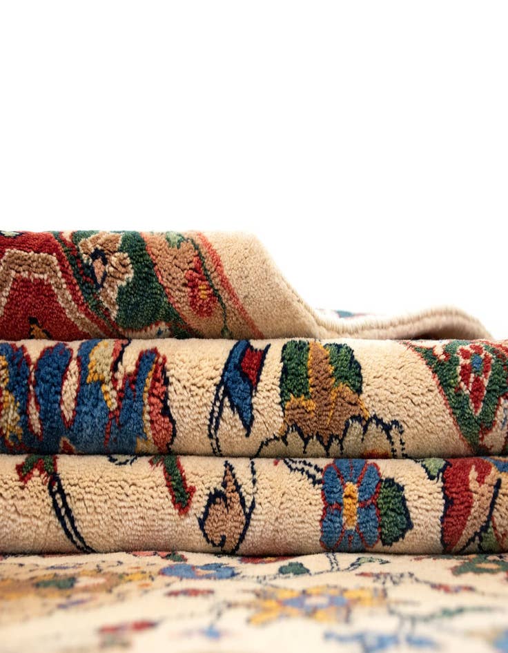 Detail image of  5' 7 x 7' 10  Hand Knotted Kashkuli Persian Rug