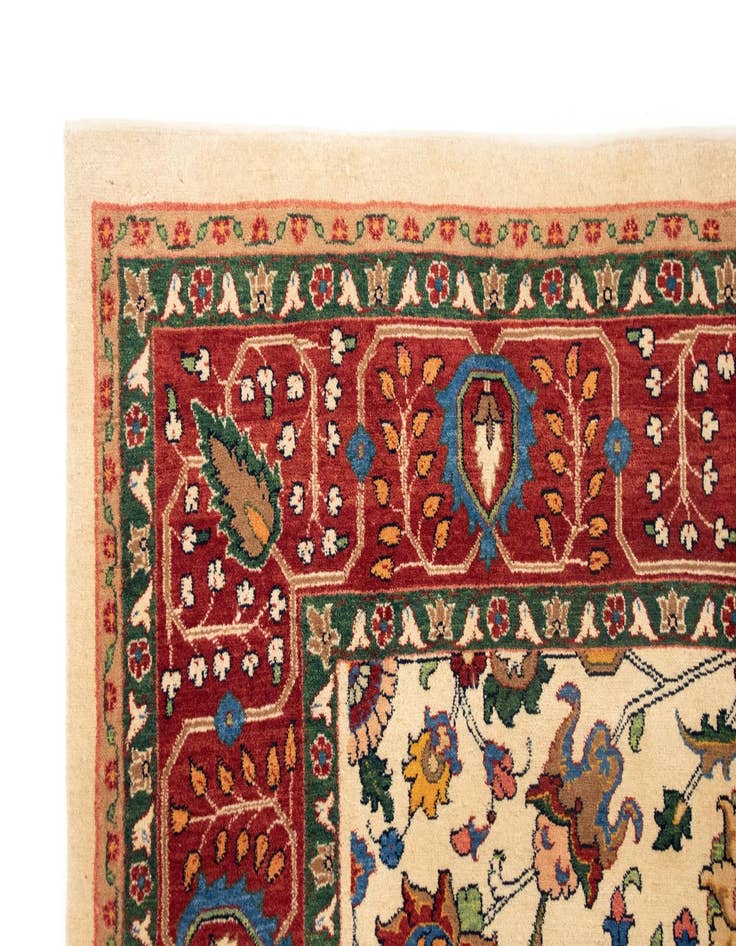 Detail image of  5' 7 x 7' 10  Hand Knotted Kashkuli Persian Rug