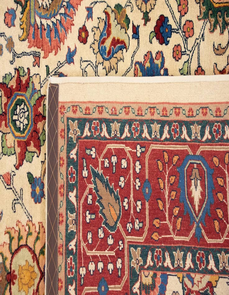 Detail image of  5' 7 x 7' 10  Hand Knotted Kashkuli Persian Rug