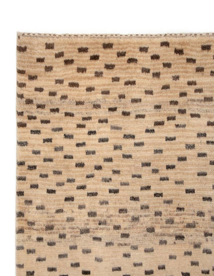 Detail image of  4' 2 x 6' 6  Hand Knotted Kashkuli Persian Rug