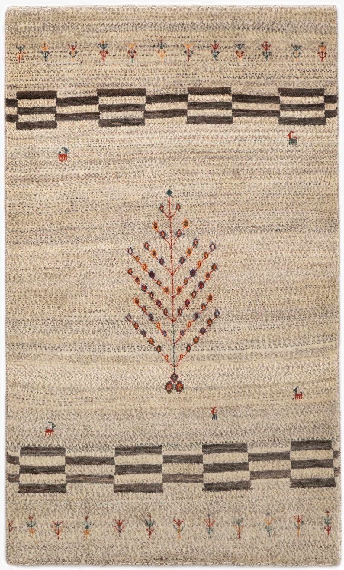  2' 7 x 4' 4 Kashkuli Wool Rug