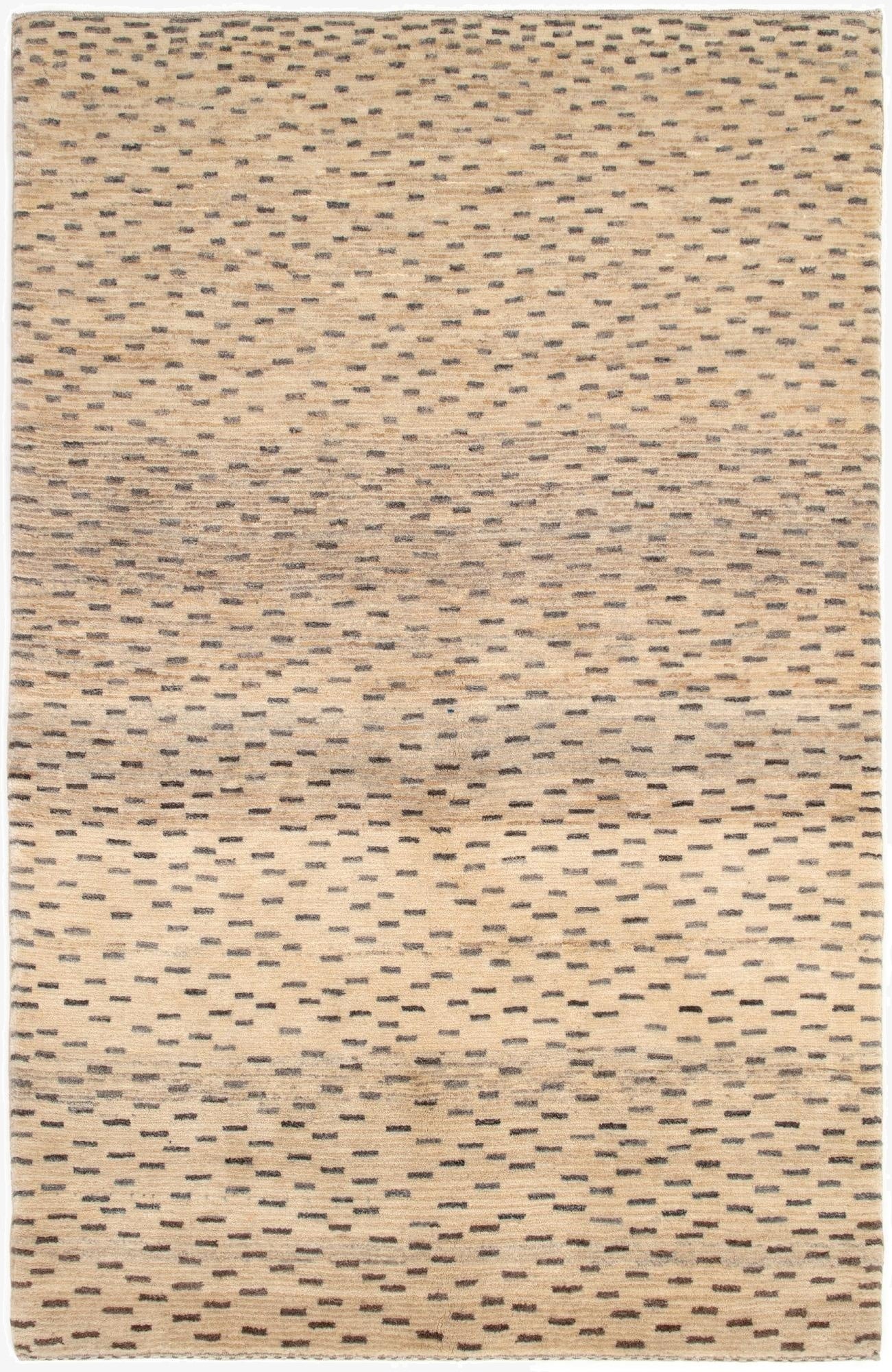  4' 2 x 6' 6  Hand Knotted Kashkuli Persian Rug