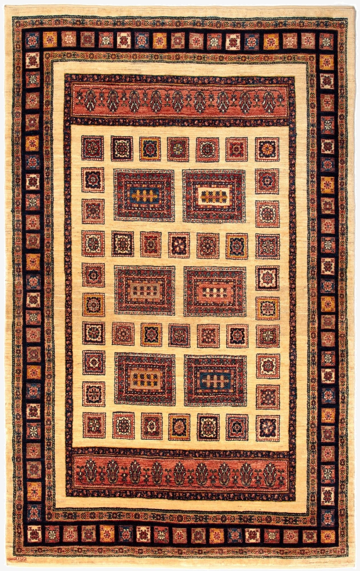  4' 9 x 7' 7 Kashkuli Rug