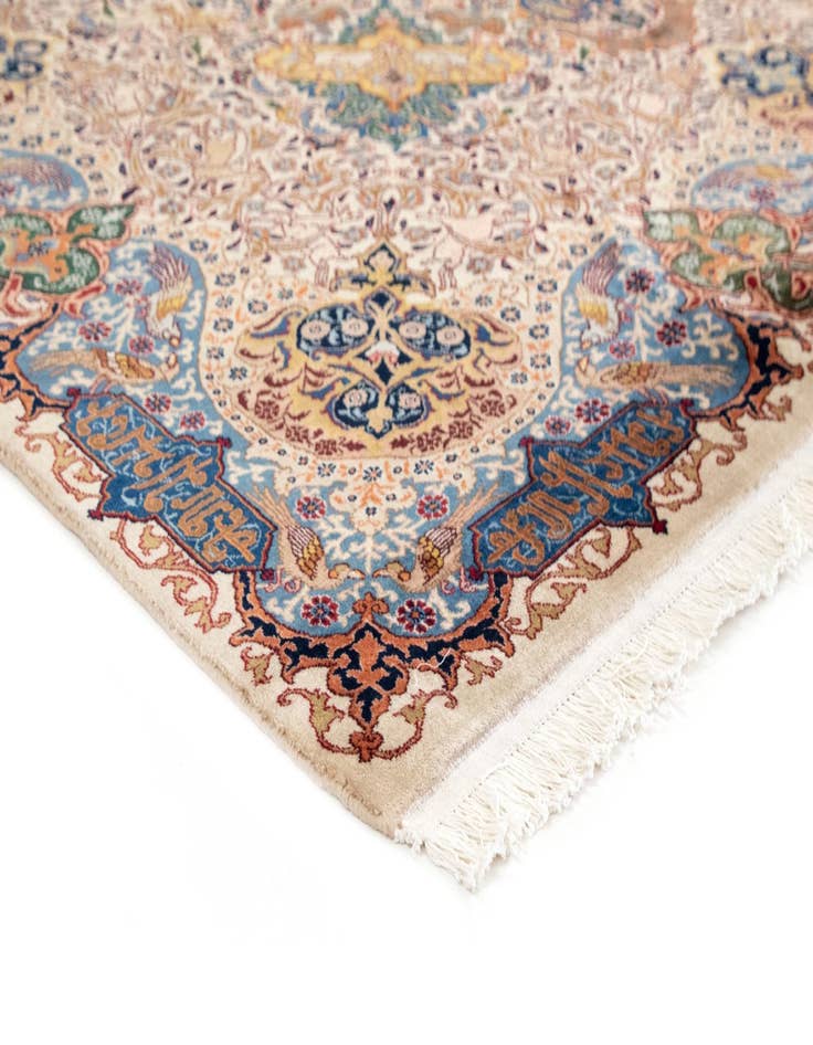 Detail image of  10' 2 x 13' 3  Hand Knotted Kashmar Persian Wool Rug