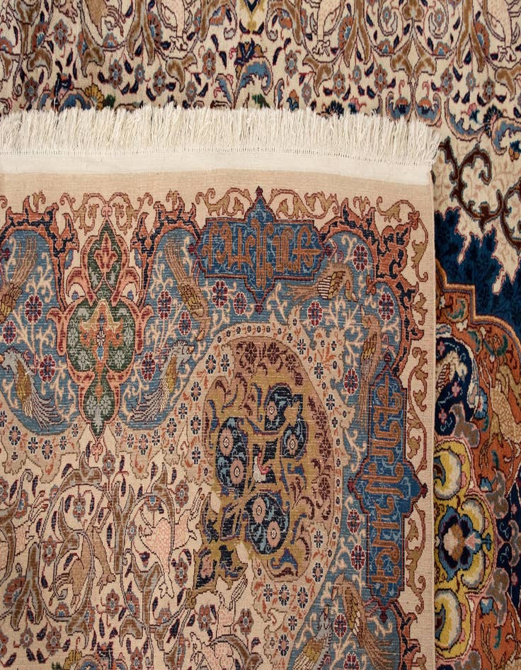 Detail image of  10' 2 x 13' 3  Hand Knotted Kashmar Persian Wool Rug