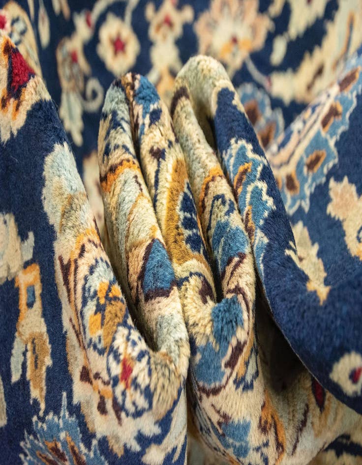 Detail image of  7' 10 x 11' 7  Hand Knotted Kashmar Persian Wool Rug