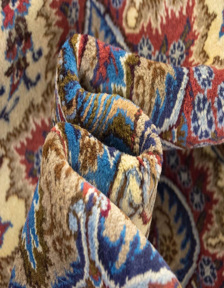 Detail image of  8' x 11' 6  Hand Knotted Kashmar Persian Wool Rug