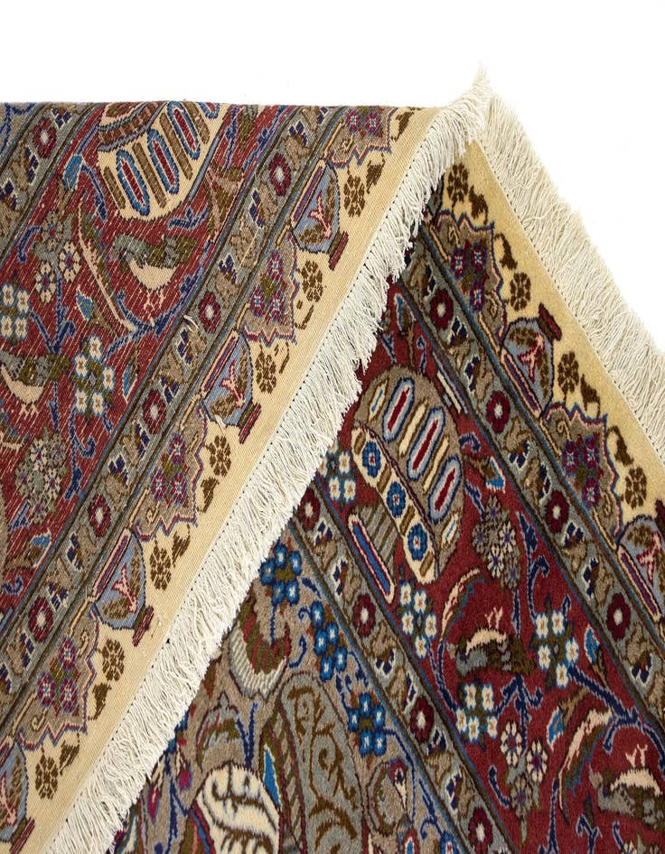 Detail image of  8' x 11' 6  Hand Knotted Kashmar Persian Wool Rug