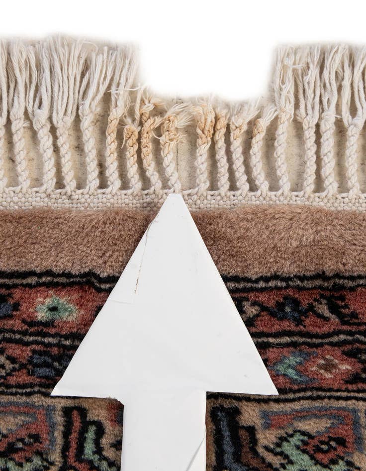 Detail image of  4' 3 x 6' 7  Hand Knotted Kazak Wool Rug