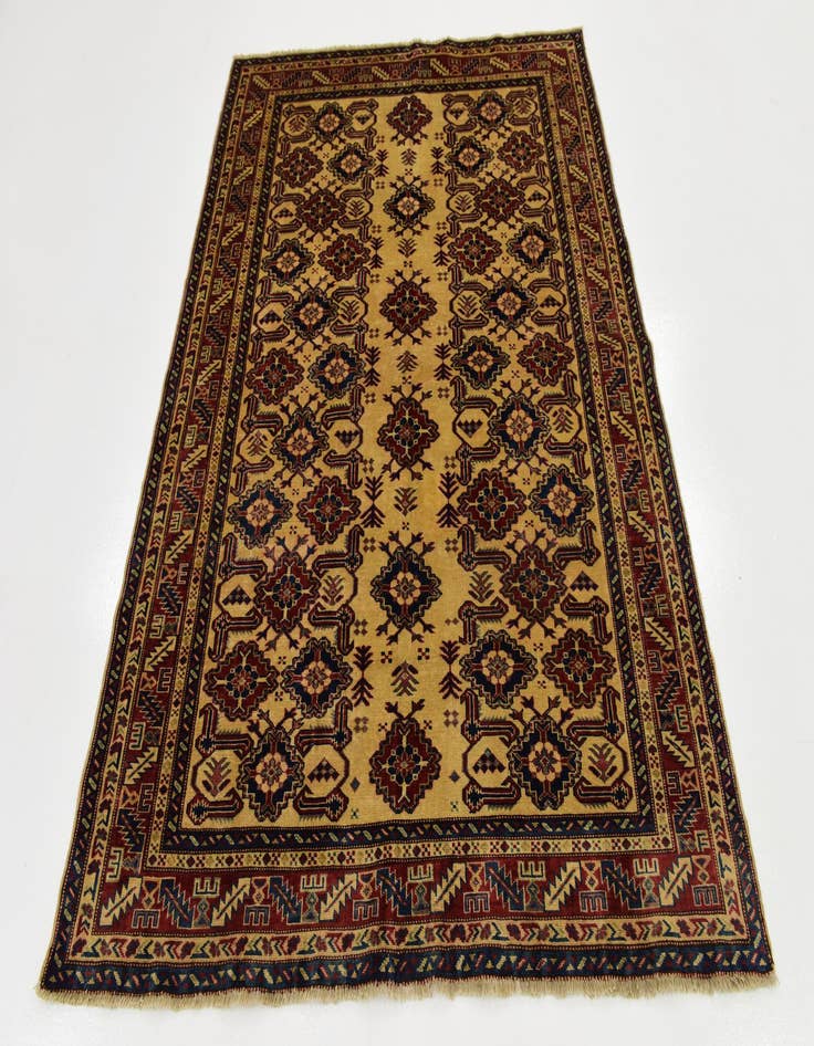 Detail image of  4' 9 x 6' 2  Hand Knotted Kazak Rug