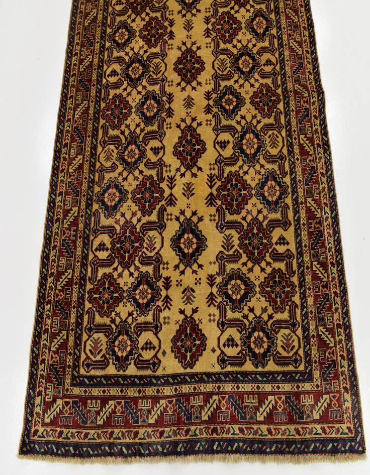 Detail image of  4' 9 x 6' 2  Hand Knotted Kazak Rug