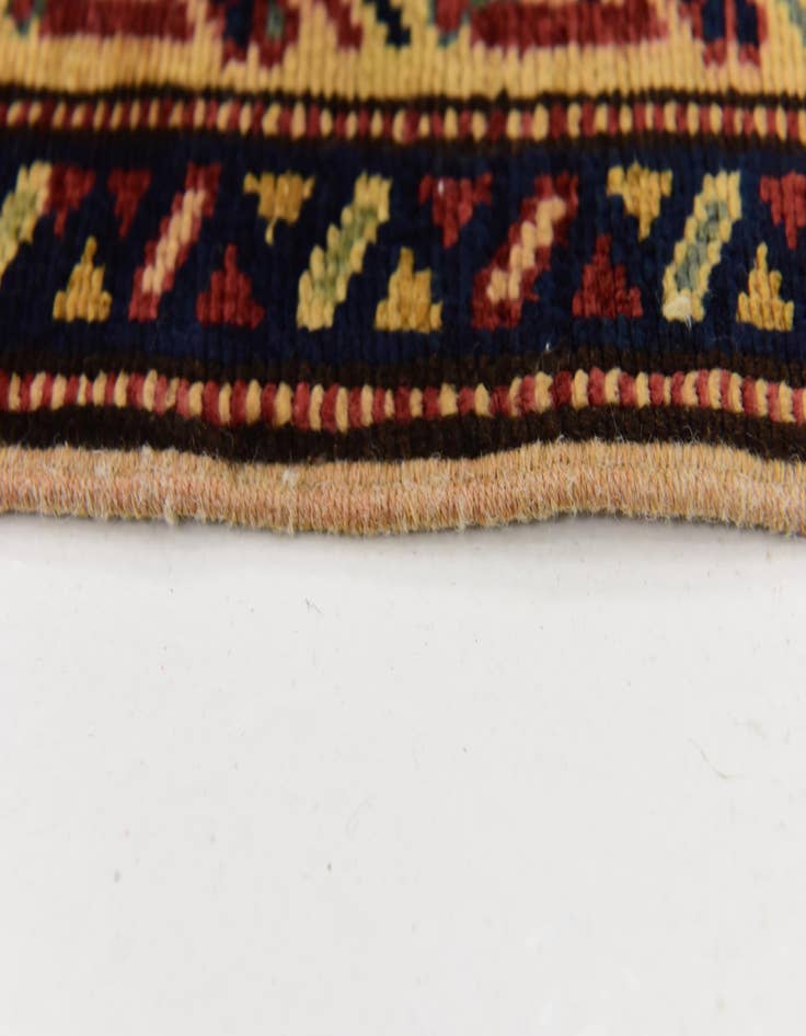 Detail image of  4' 9 x 6' 2  Hand Knotted Kazak Rug