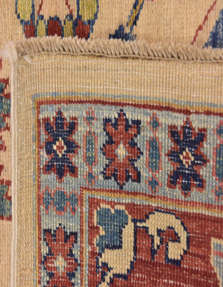 Detail image of  5' 8 x 7' 10  Hand Knotted Kazak Oriental Wool Rug