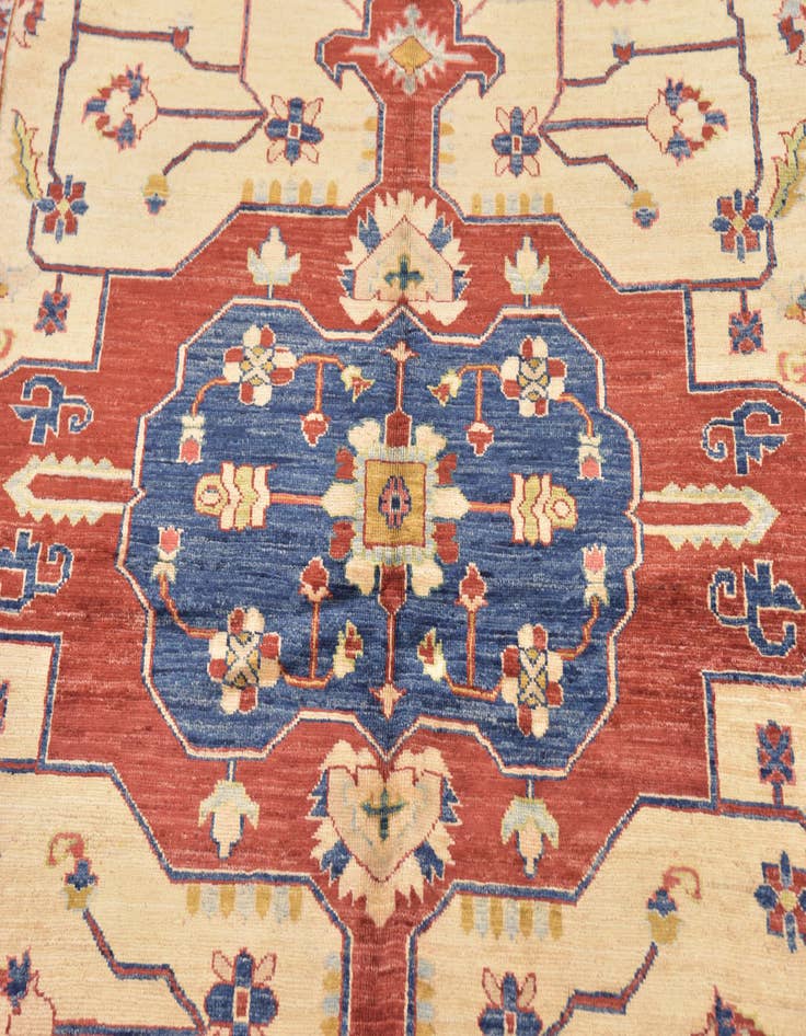 Detail image of  5' 8 x 7' 10  Hand Knotted Kazak Oriental Wool Rug